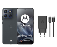 Smartfon / Telefon Motorola edge 70 5G 12/512GB Gadget Gray 120Hz + Ładowarka 68W